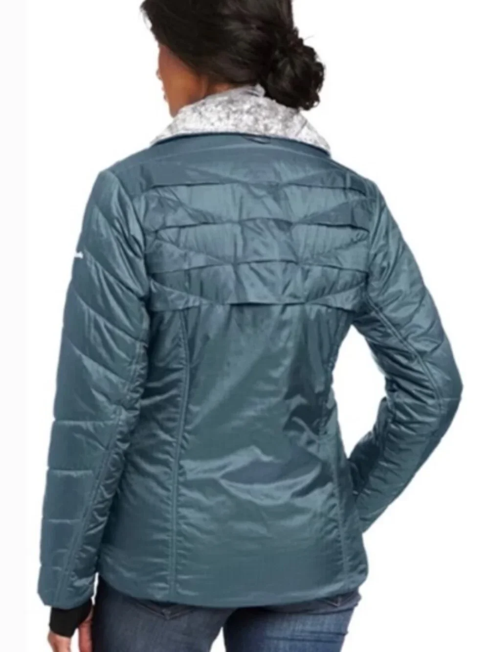Columbia‎ Kaleidaslope II Interchange Omni Heat Winter Coat Metal Blue Women's S